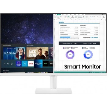Monitor Samsung 27" Smart M50A (LS27AM501NUXEN) 2xHDMI USB 2.0 WiFi BT głośniki