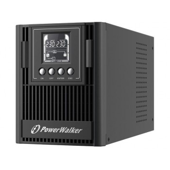 Zasilacz awaryjny UPS Power Walker On-Line 1000VA AT 3x FR Out, USB/RS-232, LCD, Tower, EPO