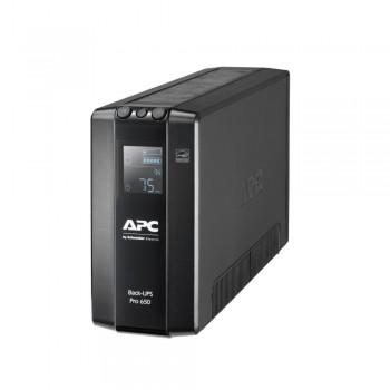 Zasilacz awaryjny UPS APC BR650MI Back UPS Pro BR 650VA, 6 Outlets, AVR, LCD Interface