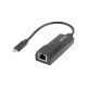 Karta sieciowa Lanberg USB-C 3.1 - RJ-45 1Gb na kablu