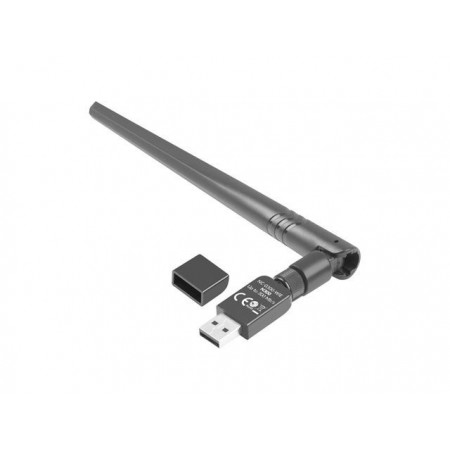 Karta sieciowa bezprzewodowa Lanberg USB N300 1 wewn. antena + 1 zewn. antena