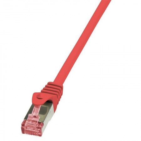 Patchcord LogiLink CQ2084S CAT.6 S/FTP 7,50m, czerwony