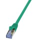 Patchcord LogiLink CQ3045S Cat.6A S/FTP 1,5m zielony