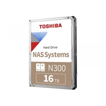 Dysk Toshiba N300 HDWG31GUZSVA 3,5" 16TB SATA 7200 512MB BULK