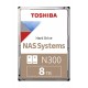 Dysk Toshiba N300 HDWG480UZSVA 3,5' 8TB SATA 7200 256MB NAS BULK