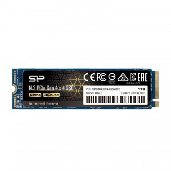 Dysk SSD Silicon Power US70 1TB M.2 PCIe Gen4x4 NVMe (5000/4400 MB/s) 2280