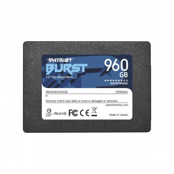 Dysk SSD Patriot Burst 960GB SATA3 2,5" (560/540 MB/s) 7mm, TLC