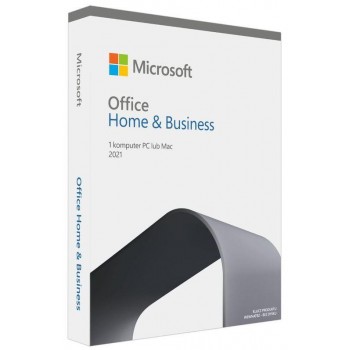 Oprogramowanie Microsoft Office Home and Business 2021 English P8 EuroZone 1 License Medialess