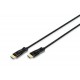 Kabel DIGITUS połączeniowy hybrydowy AOC HDMI 2.0 Premium High Speed Ethernet 4K60Hz UHD HDMI A/HDMI A M/M czarny 20m