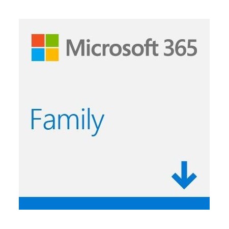 Licencja ESD Microsoft 365 Family - Licencja na subskrypcję (1 rok) - do 6x PC/ Mac + do 6x tablet - 32/64-bit - Wszystkie język