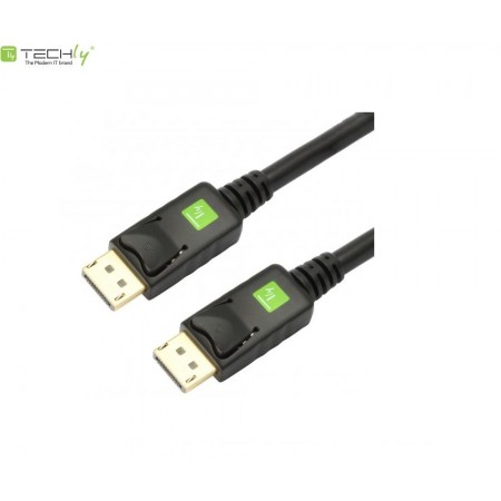 Kabel DisplayPort Techly DisplayPort/DisplayPort M/M 10m czarny 4K