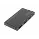 Rozdzielacz (Splitter) DIGITUS Ultra Slim HDMI 1x2, 4K 60Hz 3D HDR, HDCP 2.2, 18 Gbps, Micro USB