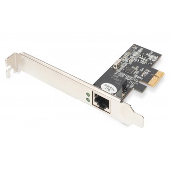 Karta sieciowa DIGITUS przewodowa PCI Express 1x RJ45 2.5 Gigabit Ethernet 10/100/1000/2500Mbps