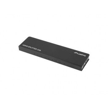 Splitter HDMI Lanberg 8x HDMI 4K + zasilacz czarny