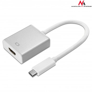 Kabel adapter Maclean MCTV-841 USB 3.1 Typ C (M) - HDMI 1.4 (F)