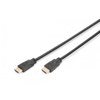 Kabel HDMI DIGITUS HighSpeed z Ethernetem 4K 60Hz UHD Typ HDMI A/A M/M czarny 5m