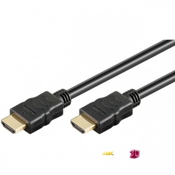 Kabel HDMI Techly HDMI-HDMI M/M 1,4 Ethernet, ekranowany, 5m, czarny