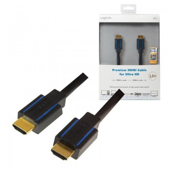 Kabel HDMI LogiLink CHB004 Premium Ultra HD 1,8 m