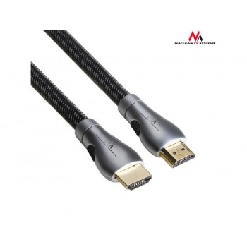 Kabel HDMI Maclean MCTV-705 HDMI 2.0 (M) - HDMI 2.0 (M) 30AWG 4K 60Hz metalowe końcówki 3m