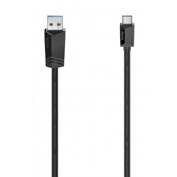 Kabel Hama USB 3.2 Gen 1 Typ C - USB A, 5 Gbit/s 0,75m czarny