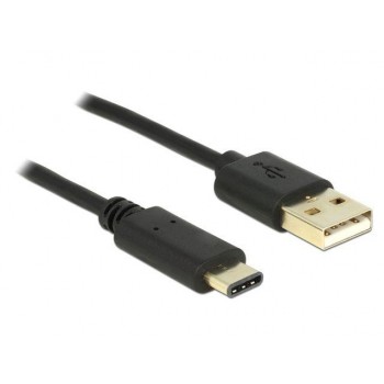 Kabel USB Delock USB-C - USB-A 2.0 2m czarny