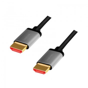 Kabel HDMI LogiLink CHA0104 8K/60Hz, 4K/120Hz aluminium, 1m