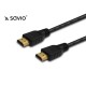 Kabel HDMI Savio CL-113 5m, OFC, złote końcówki, v2.0 4K 3D