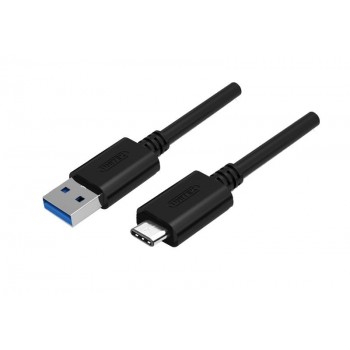 Kabel USB Unitek Y-C474BK USB 3.1 Typ-C - USB 3.1 Typ A, ład.-synch. telefony z USB Typ-C