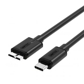 Kabel USB Unitek Y-C475BK USB 3.1 Typ-C (M) - micro USB B (M) 1m