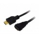 Przedłużacz HDMI LogiLink CH0056 HDMI A (F) HDMI A (M), 2m