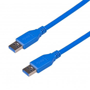 Kabel USB 3.0 Akyga AK-USB-14 USB A(M) - A(M) 1,8m niebieski