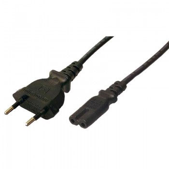 Kabel zasilający LogiLink CP092 Euro-8 C7 VDE czarny 1,8m