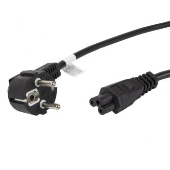 Kabel zasilający Lanberg CEE 7/7 - IEC 320 C5 notebook (miki) 1,8m VDE czarny