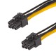 Przedłużacz kabla zasilającego Akyga AK-CA-49 PCI Express 6pin 0,4m
