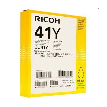 Ricoh Print Cartridge GC 41Y
