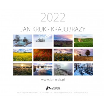 Kalendarz 2022 - Krajobrazy - Jan Kruk