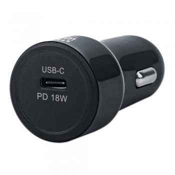 Ładowarka samochodowa Manhattan Power Delivery USB-C, 18W