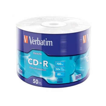 CD-R Verbatim 700MB Extra Protection Wrap (50 Spindel)