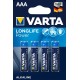 Baterie VARTA High Energy, Micro LR03/AAA - 4 szt