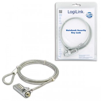 Linka zabezpieczająca do notebooka LogiLink NBS002 szyfr