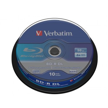 BD-R Verbatim 50 GB SL DataLife Cake 10