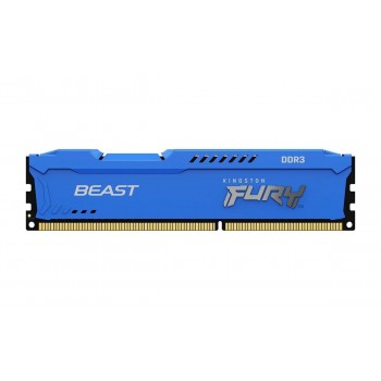 Pamięć DDR3 Kingston Fury Beast 4GB (1x4GB) 1866MHz CL10 1,5V niebieska