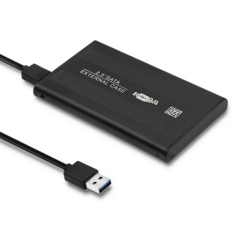 Obudowa Qoltec na dysk HDD/SSD 2.5" SATA3 | USB 3.0 | Czarna