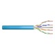 Kabel teleinformatyczny instalacyjny DIGITUS kat.6A, U/UTP, Dca, AWG 23/1, LSOH, 50m, niebieski, ofoliowany