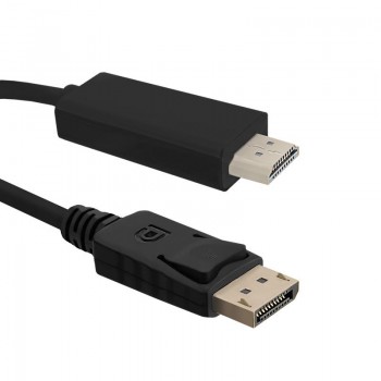 Kabel DisplayPort v1.2 Qoltec męski / HDMI męski 4Kx2K 2m