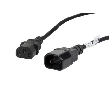 Przedłużacz kabla zasilającego Lanberg IEC 320 C13 - C14 1,8m VDE czarny