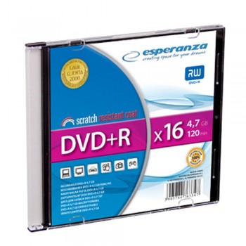 DVD+R Esperanza 16x 4,7GB (Slim 1)