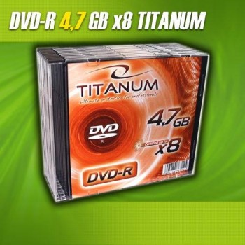 DVD-R Titanum 8x 4,7GB (Slim 1szt) 1073