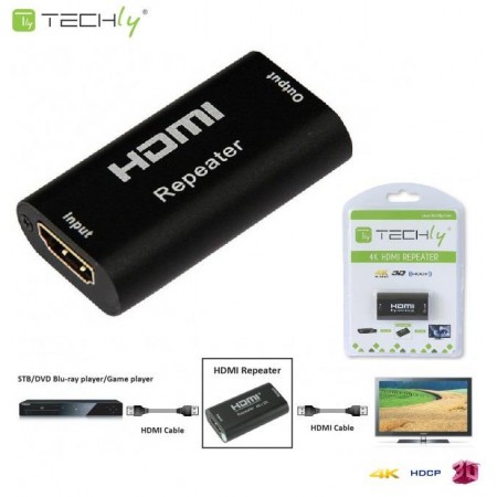 Wzmacniacz sygnału/Extender Techly HDMI 1080p 40m