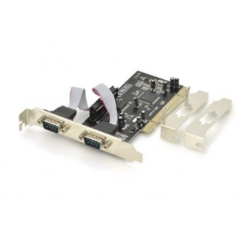 Kontroler COM DIGITUS PCI 2xRS-232/COM, Low Profile, Chipset: MCS9865